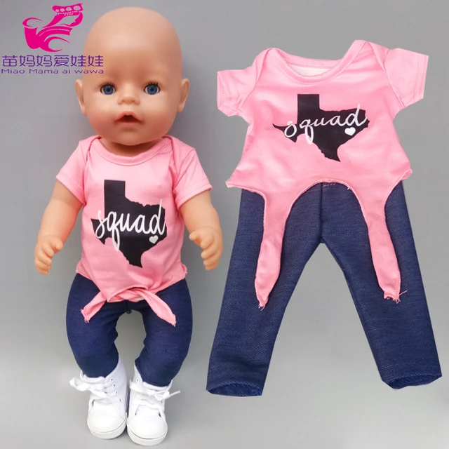 Clothes Set 43cm Baby Doll Riding Clothes For Baby Bona Doll Suit 18 Inch American Og Girl Doll Jacket - Dolls - AliExpress