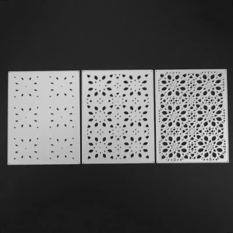  3pcs Cutting Dies Stencils Set Scrapbooking For Photo Album Envelope Embossing Craft DIY Paper Card - 4.00013E+12
