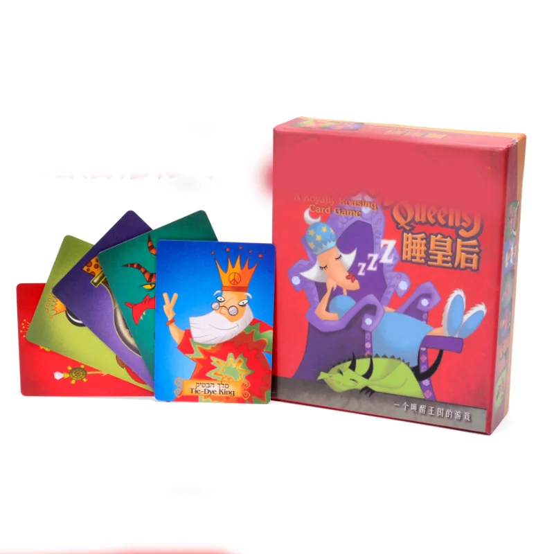 Спящая королева английская настольная игра карточная Детская образовательная карточка игры для детей