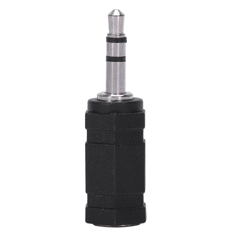 

2.5mm Stereo Female to 3.5mm Stereo Male Plug Jack Audio Adapter, Black