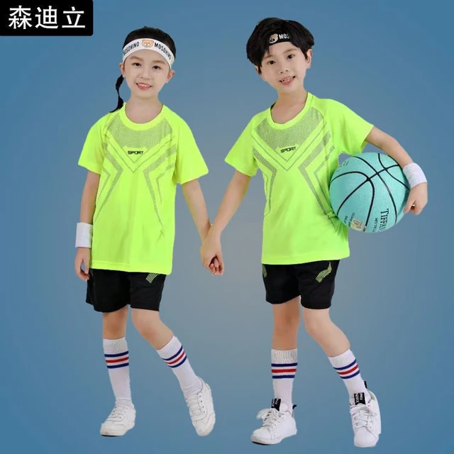 Conjuntos de fútbol para uniformes deportivos para niños y niñas, trajes de entrenamiento para jóvenes, conjunto de fútbol estampado, camisetas fútbol, chándal - AliExpress