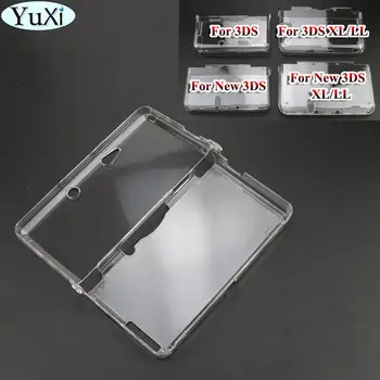 

YuXi Clear Crystal Plastic Hard Skin Case Cover Protective Shell Gamer Accessories for Nintendo New 3DS / 3DS XL LL Console