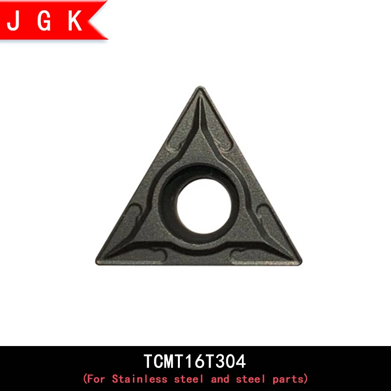 Высококачественная треугольная вставка для прорезания канавок TCMT16T3 TCMT16T304 TCMT16T308 вставка для деталей из нержавеющей стали и стали