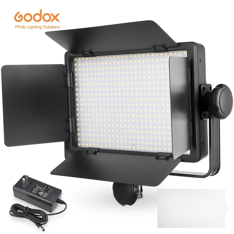 Godox Led500c 3300k5600k Studio Video Light Lamp For Camera Camcorder
