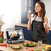 220V Electric Meat Cutter Multifunctional Folding Slicer Home Lamb Roll Frozen Meat Vegetable Fruit Bread Ham Slicer 3