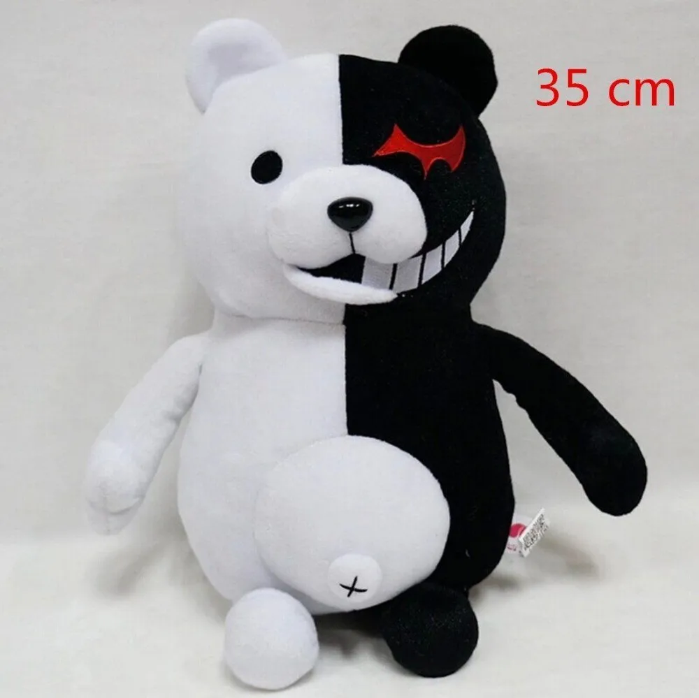 35cm Dangan Ronpa Super Danganronpa 2 Monokuma Black&ampWhite Bear Plush Doll Toy | Тематическая одежда и униформа