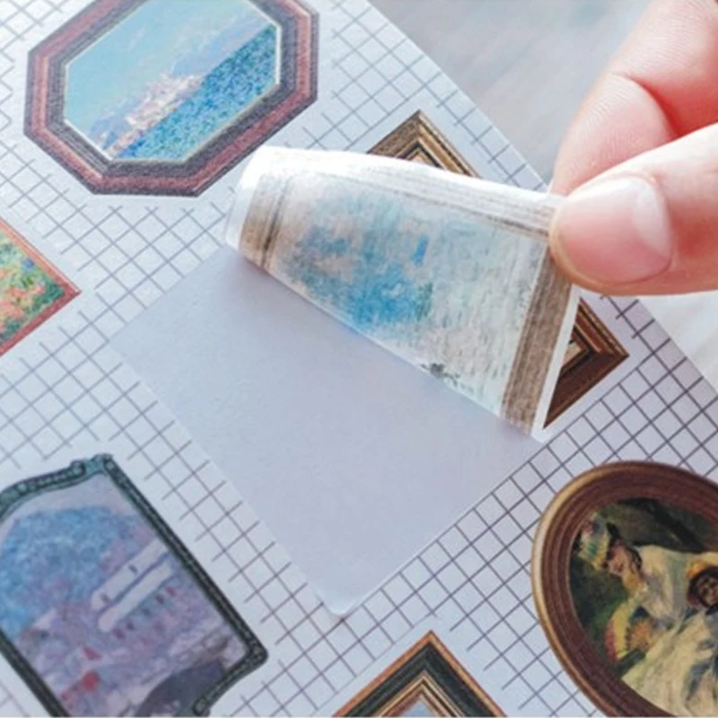 20 упаковок винтажная художественная галерея серия DIY Ручная счетная запись украшение стикер s альбом-ежедневник бумажная наклейка s Детская Наклейка