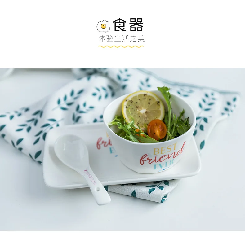 Japanese Style Ceramic Spoon Household Soup Small Spoon Sub-Stirring Spoon Restaurant Spoon Sub-Creative Dessert Spoon Children