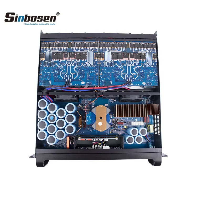 Sinbosen 4 канала Dsp аудио усилитель класса TD 2200W DSP 20Q Мощность с программным