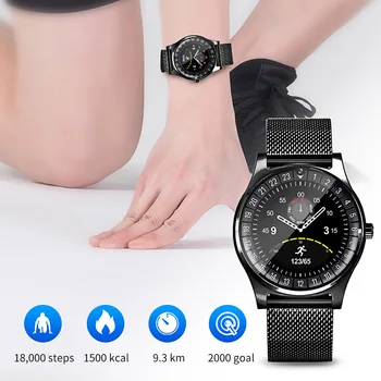 

Waterproof Smart Watch Business Style With Camera Bluetooth Smart Watch Support TF Sim Card Camera For IOS IPhone Android Phone