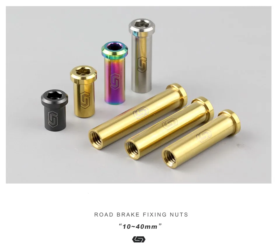 

STAN TI Road Bike Caliper Brake Nuts Titanium M5 Bicyce Brake Fixed Nuts 1 Piece
