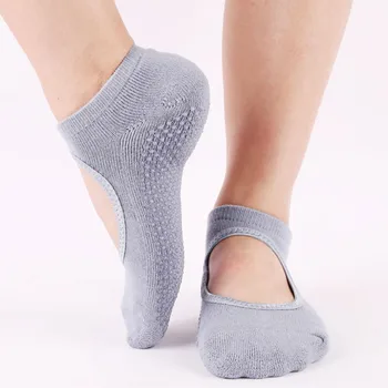 

Women Dance Sport Pilates Non Skid Solid Funny Socks Female Grips Ballet Short Crew Socks Lady Casual Happy Fashion Ankle Socks
