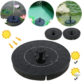 

13CM Solar Fountain Watering kit Power Solar Pump Pool Pond Submersible Waterfall Floating Solar Panel Water Fountain For Garden