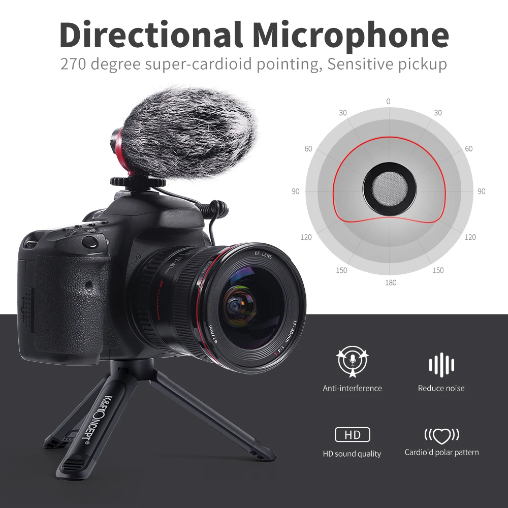 K&F Concept Camera Video Microphone