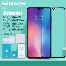 Nillkin полное покрытие из закаленного стекла для Xiaomi mi 9 SE 9T Pro CC9 CC9E A3 mi x 3 2s 2 mi 8 Lite Pocophone F1 стеклянный протектор экрана