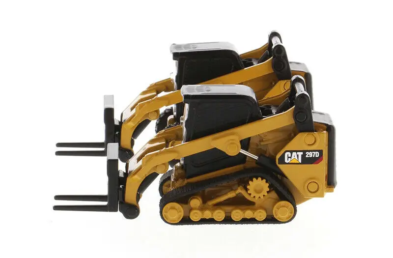 1/64 масштаба DM Caterpillar 272D2 погрузчик с бортовым поворотом + 297D2 ompact мини-погрузчик