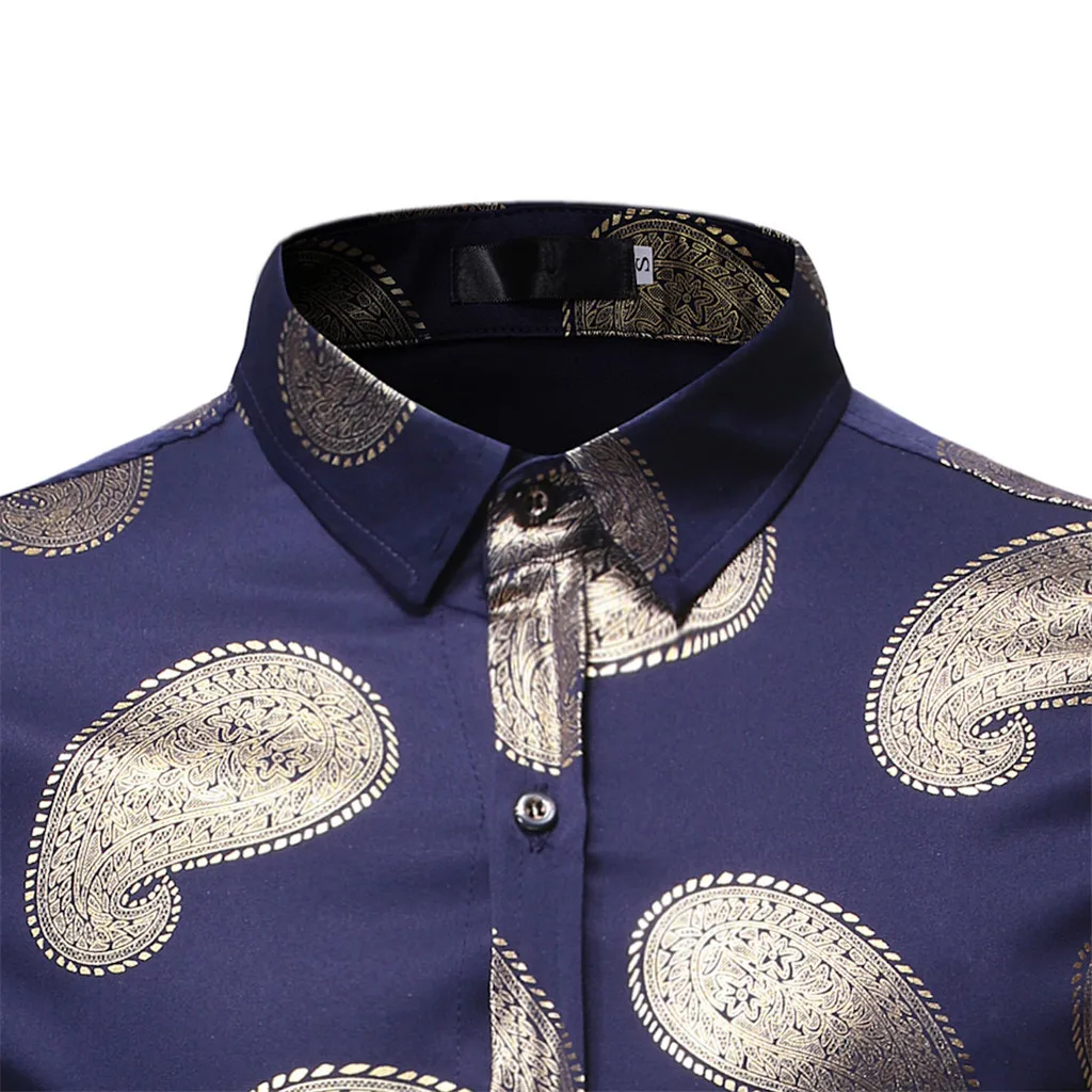 Мужская рубашка с длинными рукавами и принтом, мужская рубашка, стиль, штампованная Прямая поставка, рубашка с рукавами, блузка с принтом, Мужская одежда, подходит для деловых рубашек