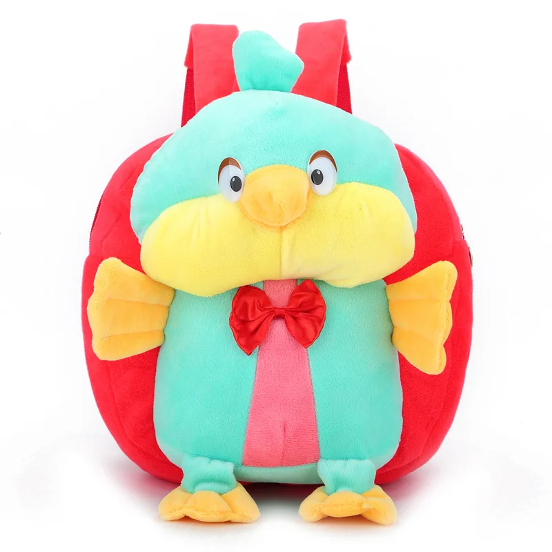 

New Style | the Year of the Rooster Mascot Kids Cartoon Kindergarten Shoulder School Bag Children Plush Chickens Backpack