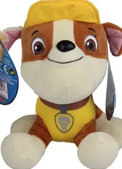 20C M dog Ye llow 20-30 см Щенячий патруль Плюшевые игрушки мультфильм плюшевая кукла собака Детская игрушка Щенячий патруль Аниме Фигурка juguetes patrulla canina игрушка - Цвет: 20C M dog Ye llow