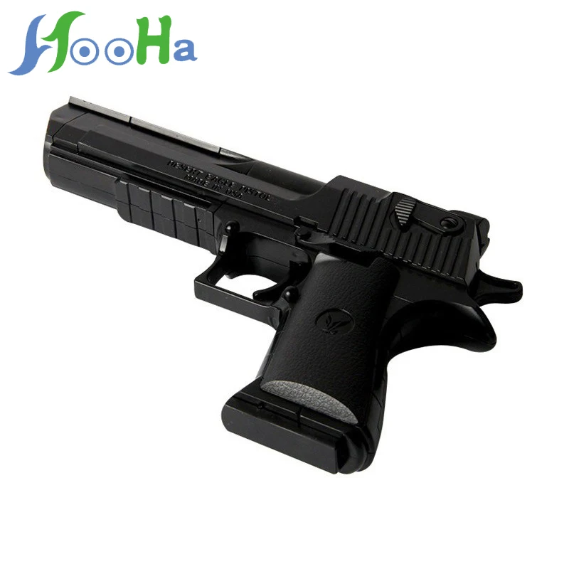 

Hot Sale Assembled Toy Building Block Pistol Assembly Pistol Can Fire and Insert Toy Gun Props for Children Birthday Gifts