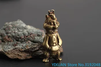 

Unique and creative Ornament Collection of squirrel bronze statue