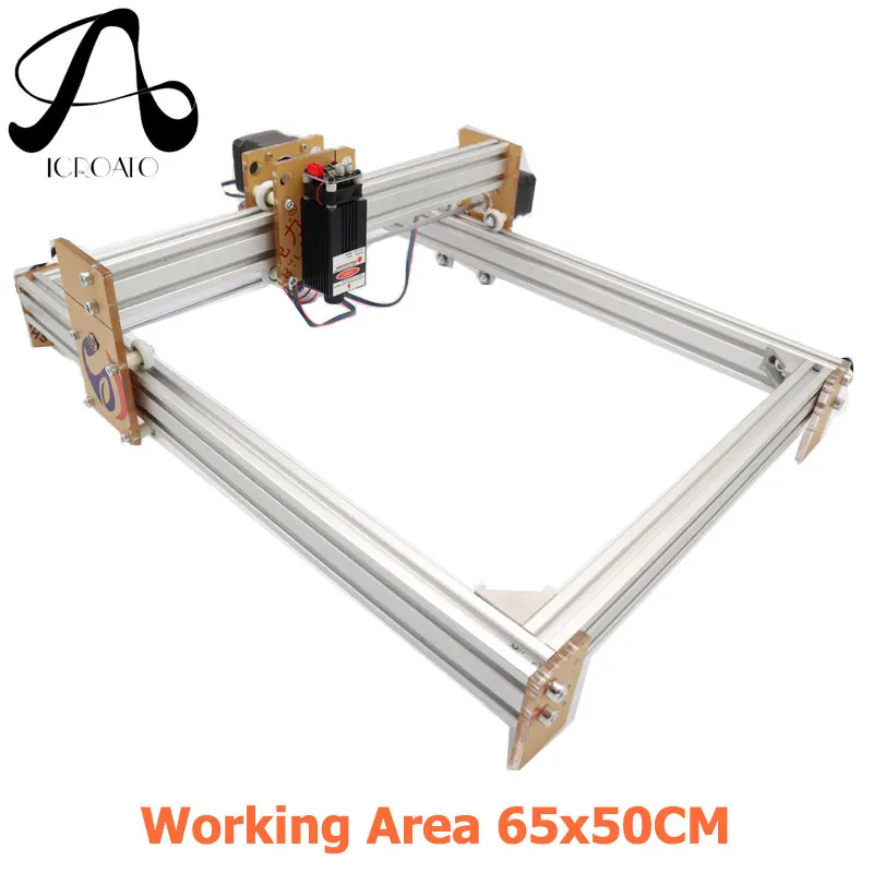 Гравер лазерный GRBL 1.1f 65x50 см 5500 МВт 15 Вт 12 В 5 А 2-осевой CNC6550 | Инструменты