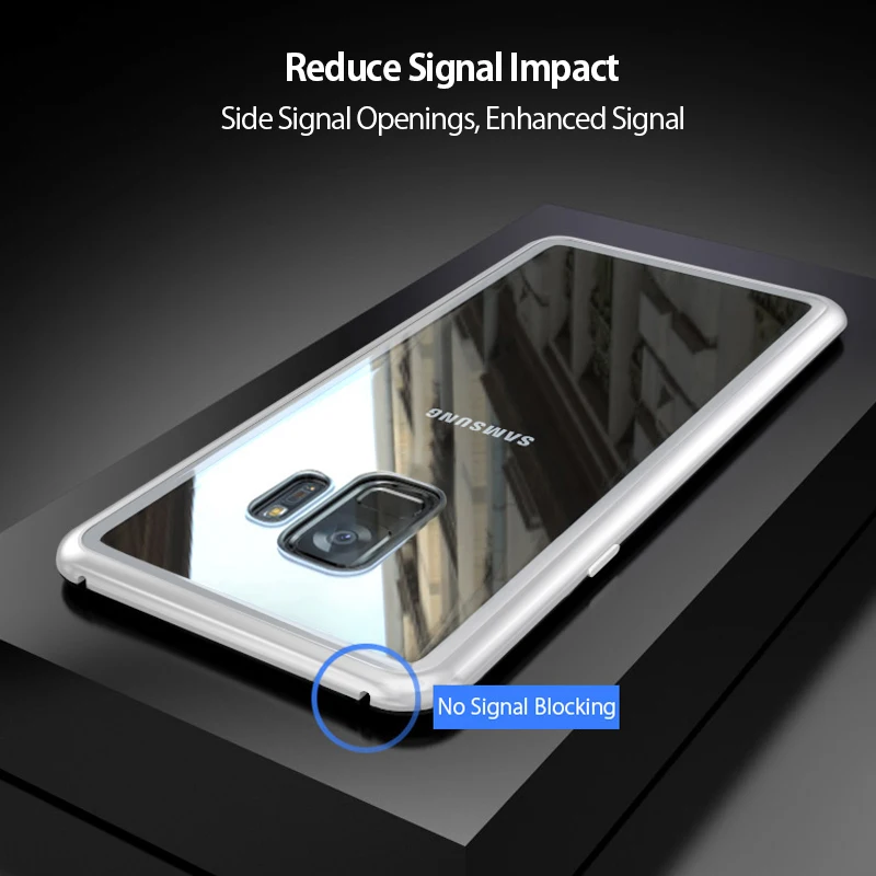 Магнитный адсорбционный чехол для телефона samsung Galaxy A9 A7 A30 A50 J4 J6 Plus J8 металлический магнитный поглощающий откидной Чехол