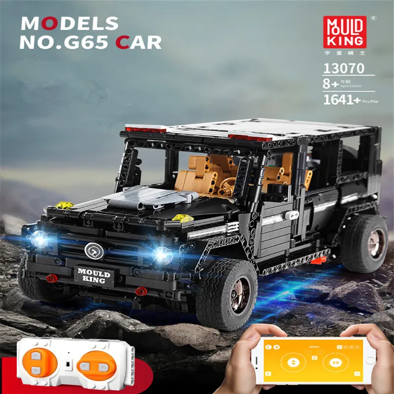 

Car Mould King Bricks Model Series Models G65 Icarus Remote Control 1:10 Rc Car Model Building Block Toys Gift For Child