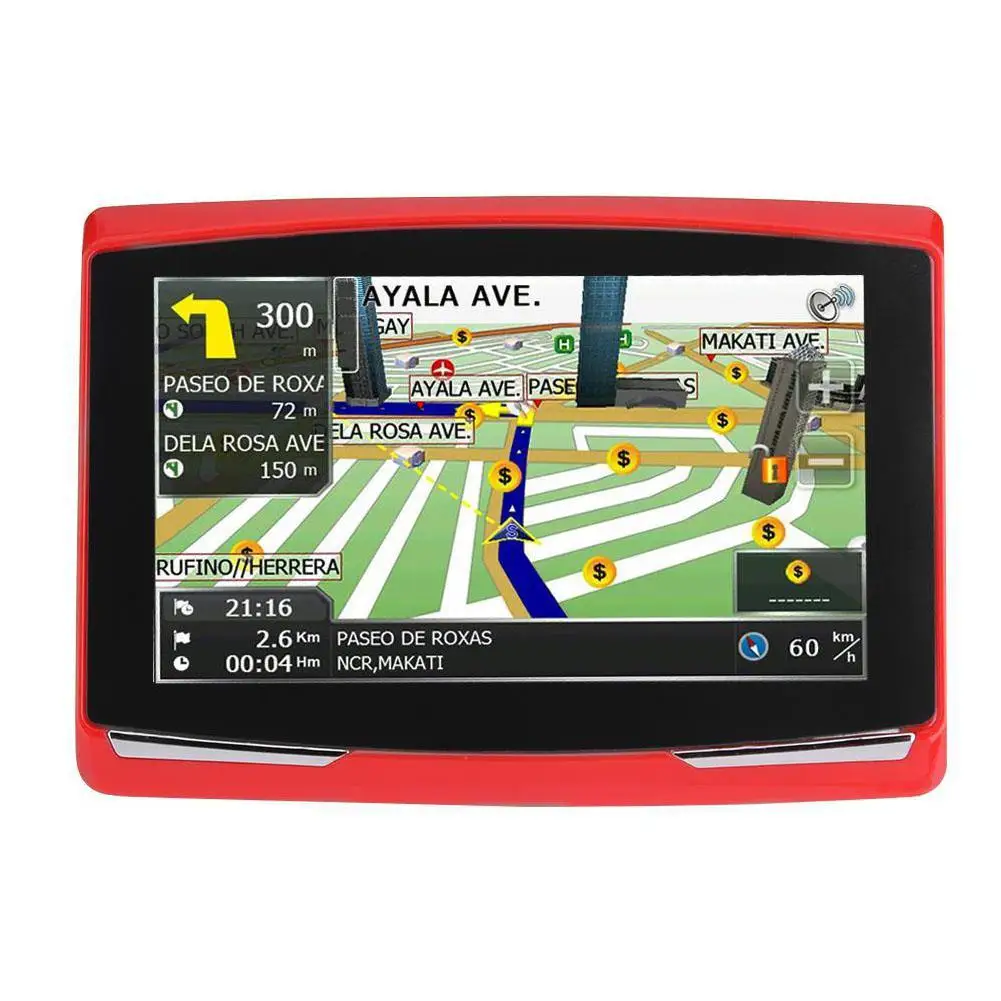 Универсальный портативный 5 дюймов 8G CPU800M Wince6.0 автомобильный gps-навигатор Sat Nav fm-передатчик многоязычный автомобильный компас