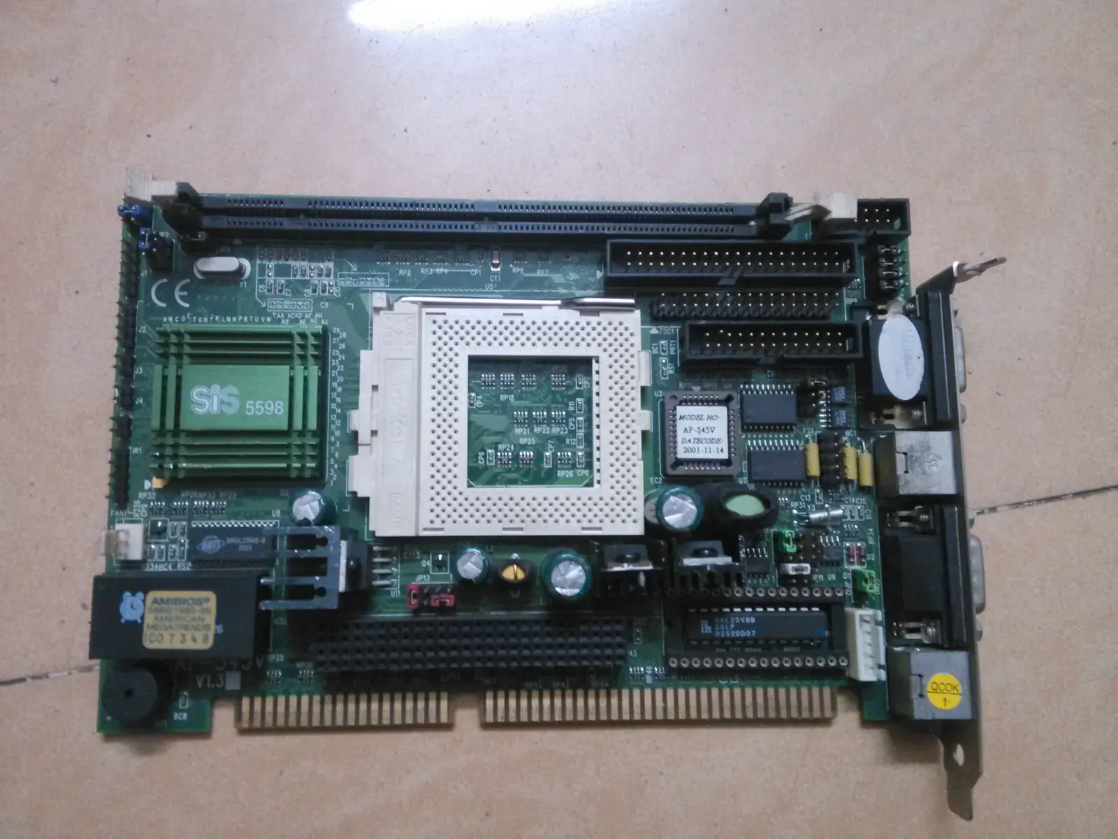 AP-545V V1.1 1,3 ISA полудлина карты промышленная плата управления