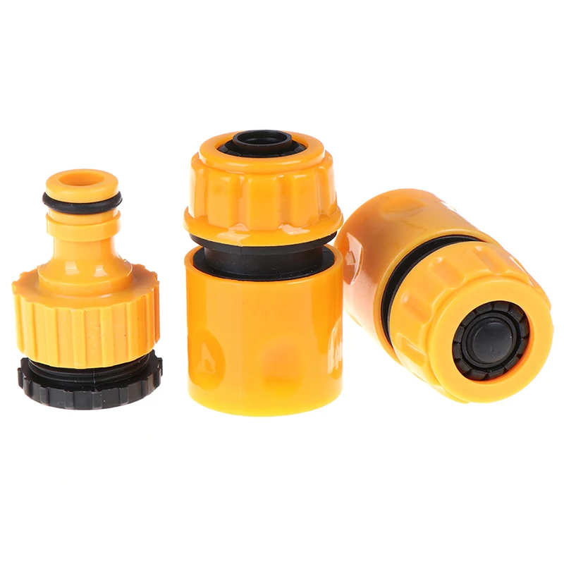 3 pcs Garden Water Pipe sealing(Stop water) Connectors Hose Fittings Irrigation System For Water Gun Connector 1/2" 3/4