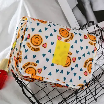 

Dropshipping Women Wholesale Cosmetics Bag Makeup Bag Travel Large-Capacity Wash Storage Bag Waterproof Hook New Multi-Function