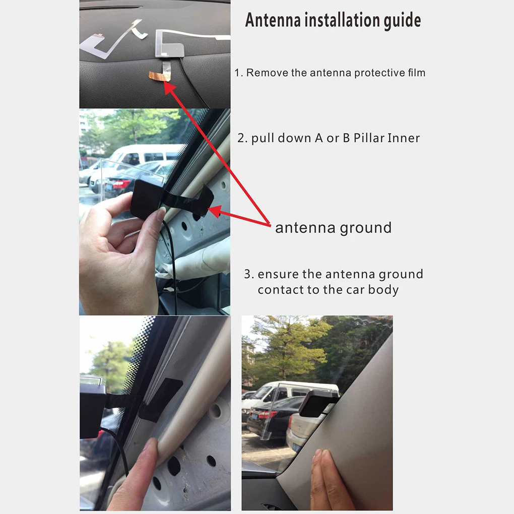 Автомобильный DAB+ приемник прикуриватель штекер 1," OLED экран дисплей Автомобильный цифровой FM радио приемник антенна комплект