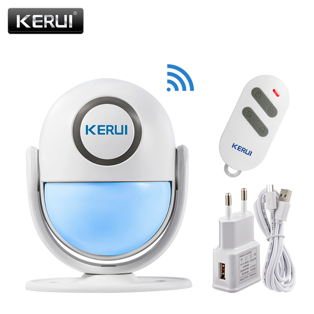WP71 PIR Motion Sensor Security Alarm Detector Anti-theft Sensor Motion Detector Wireless Security Alarm System DIY Kit
