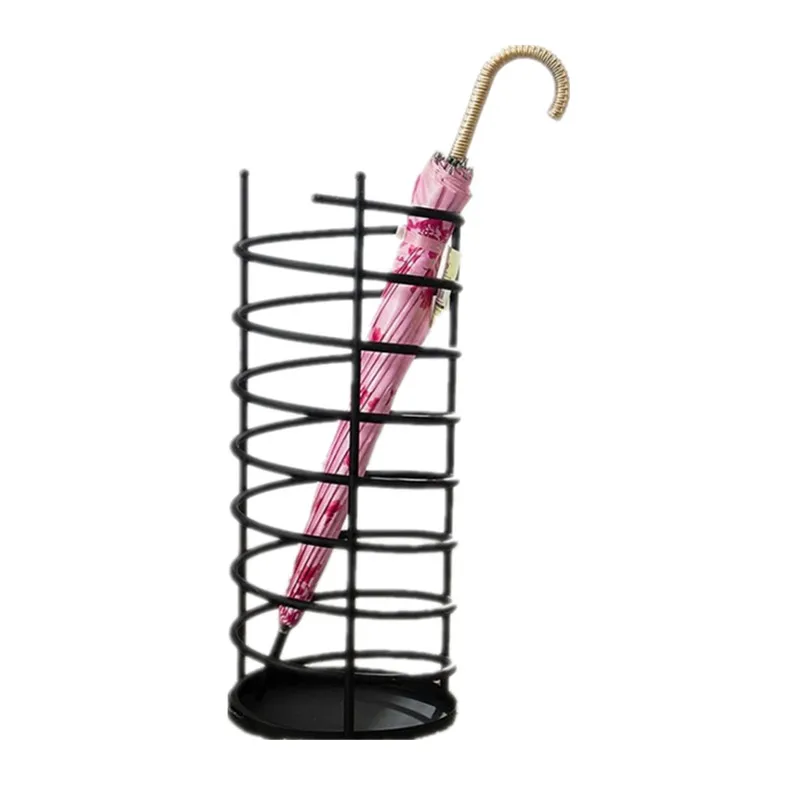 Household umbrella Stand storage bucket door umbrella holder stand home hotel metal Umbrella storage rack shelf mx10291159