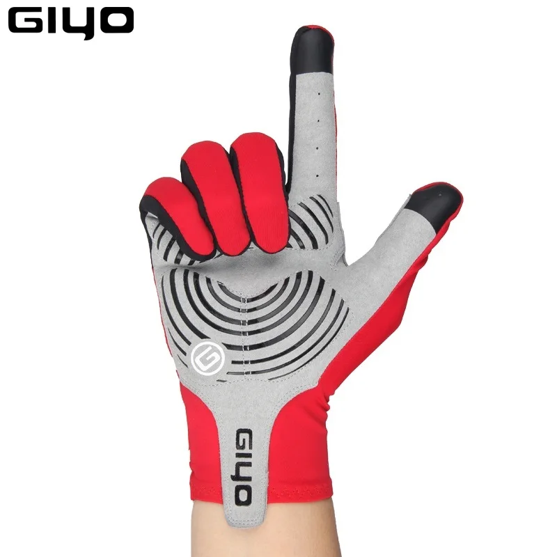 Full-Finger-Gloves Bicicleta Bicycle Touch-Screen Road-Bike Giyo Mittens Anti-Slip Wind-Breaking