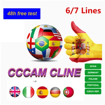 

HD Clines Cccam 6/7 lines Spain stable Server 1 Year Europe Portugal Poland Italy Germany For DVB S2 Satellite Receiver server