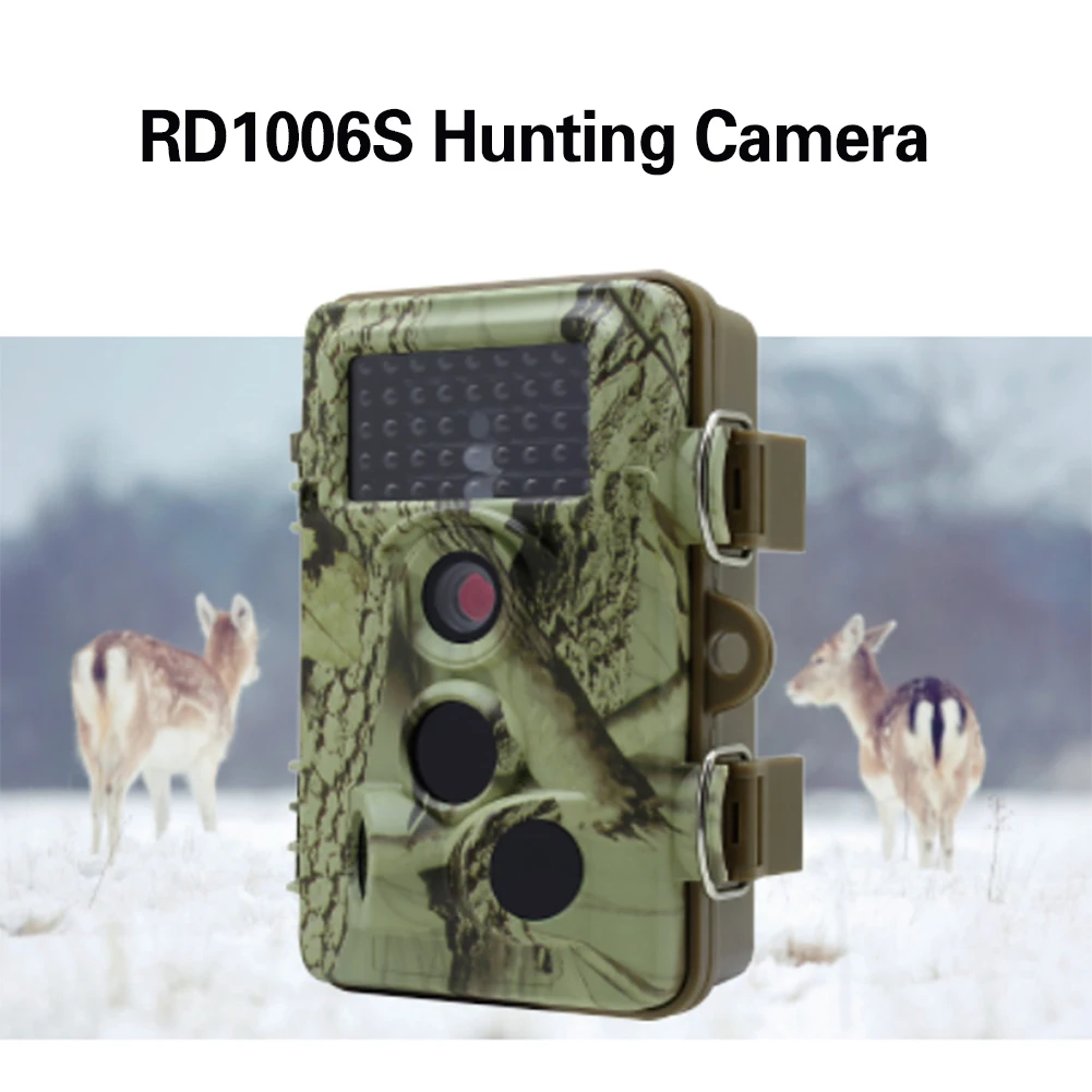 RD1006S наружная камера, фоторужье HD 12MP 1080P игра в дикой природе камера 3PIR с обнаружением инфракрасного излучения для мониторинга дикой природы