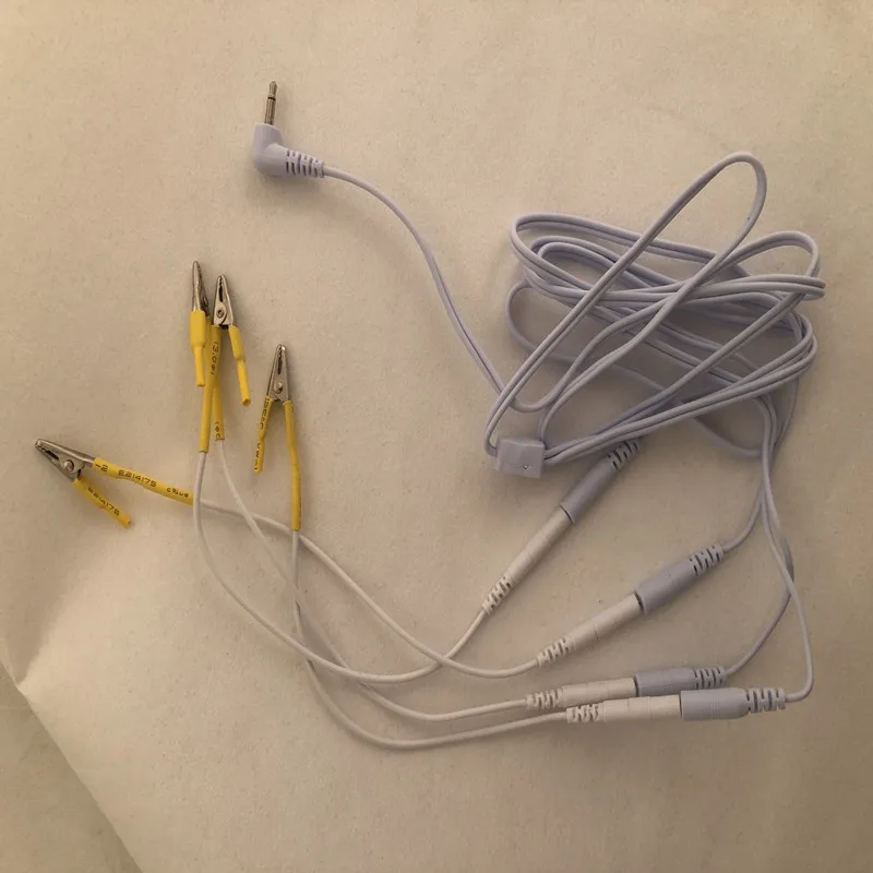 Tens Unit Lead Wires Adult Electric Shock Sex Product Tens Electrodes Cable DIY Accessories