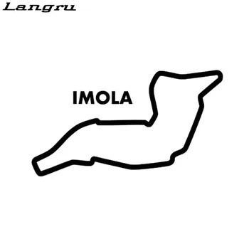 

Langru Imola Map Bumper Car Sticker Decal Decoration Personality Pattern Vinyl Packaging Car Accessories Jdm