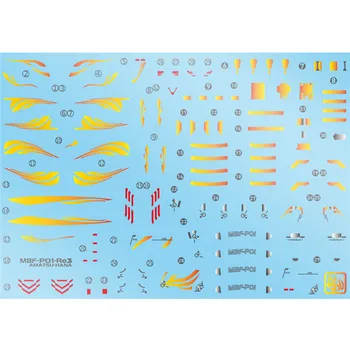 

​For Amatsu Hana RG MBF-P01-Re3 Model Decal High Quality DIY Water Paste Decorative Sticker