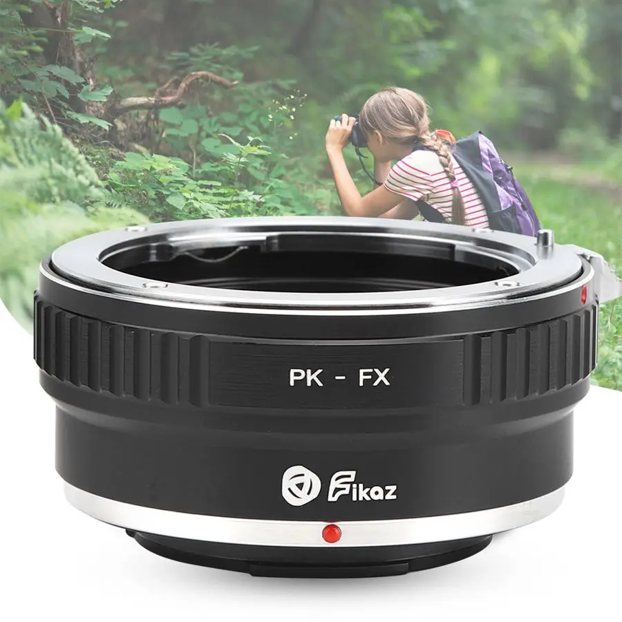 Кольцо адаптер Fikaz для крепления объектива Pentax PK Fujifilm FX Mount Camera DSLR Cam macro