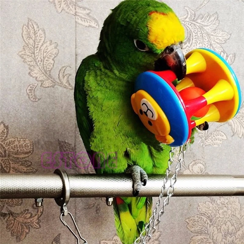 Parrot Toy Bird Toy Parrot Chew Pet Bird Bites Swing Cage Hanging Cockatiel Parakeet Chain Ball Toys Swing Cage Hanging Cockatiel Pet Products