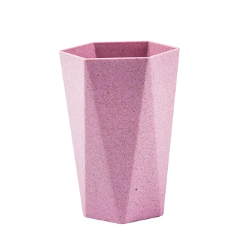 

4pcs Unbreakable Reusable Wheats Straw Cup Eco-Friendly Toothbrush Mug for Kids Adult XHC88