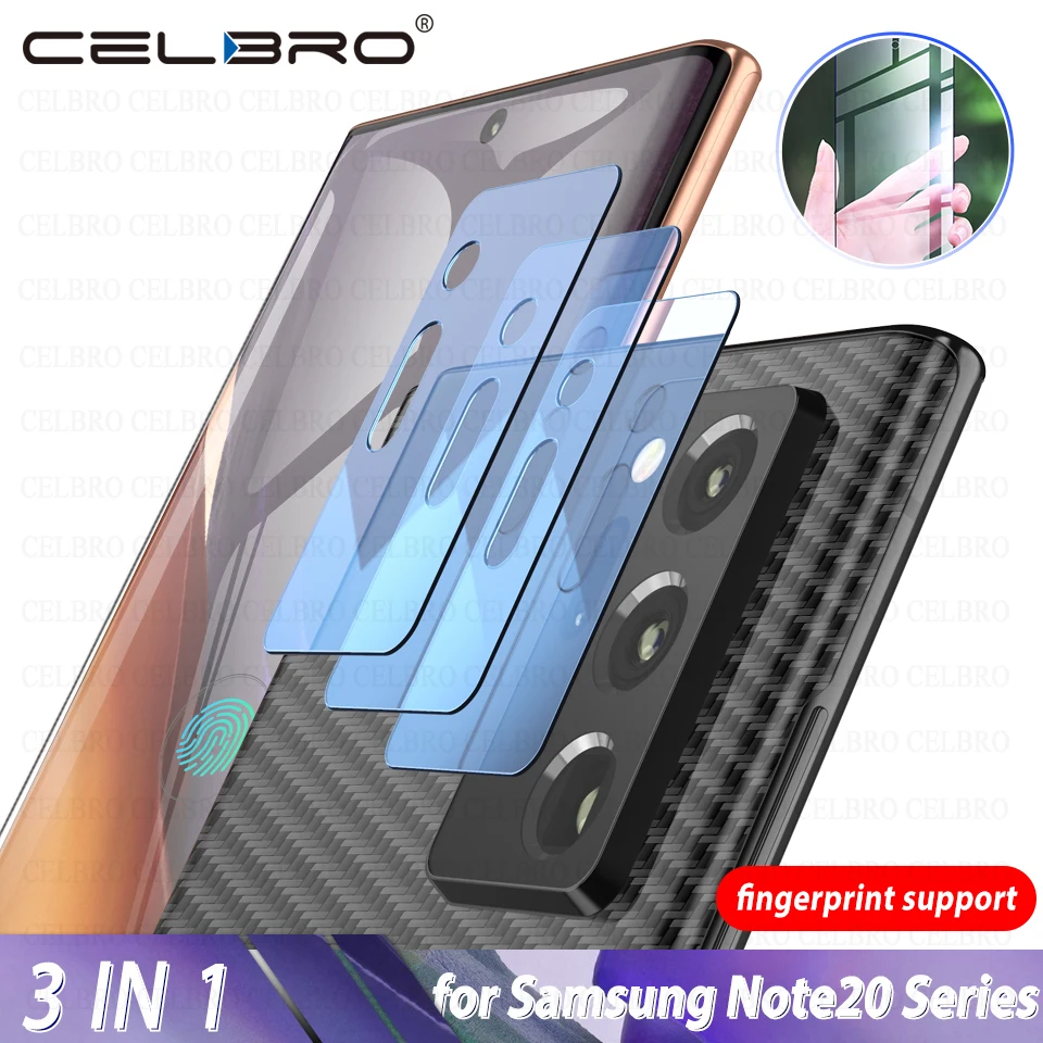 3в1 Защитная пленка для Samsung Galaxy Note 20 ультра закаленное стекло Защита экрана Note20 из
