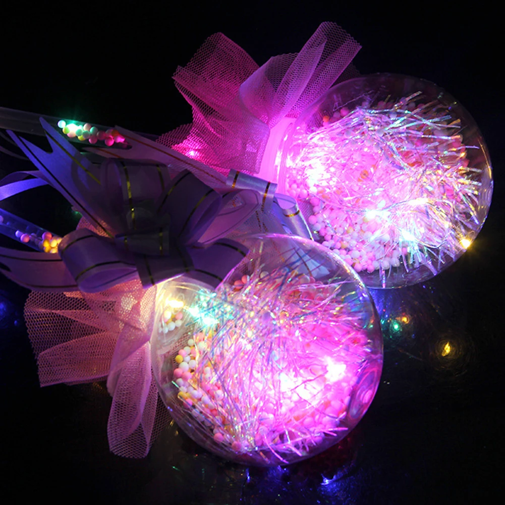 В форме сердца, звезды светящиеся палочки светодиодный световой игрушечная волшебная палочка вечерние концертные принадлежности подарок для детей рождественские игрушки