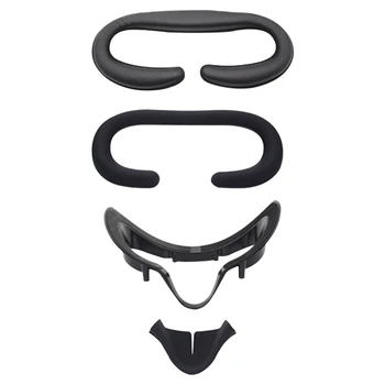

4pcs Comfort Professional Replacement Parts Elastic PU Leather Soft Nose Pad VR Lens Cover Set For Valve Index Headset