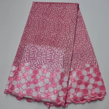 

Embroidery Wholesale African Sequins Lace Fabric High Quality French Lace Fabric With Stones Lace Fabric Beautiful Party Dresses