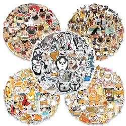 50pcs Kawaii Dog Sticker Waterproof Pvc Diary Decoration Stationery Craft Sticker Scrapbook Diy Diary Photo Album Sticker Label