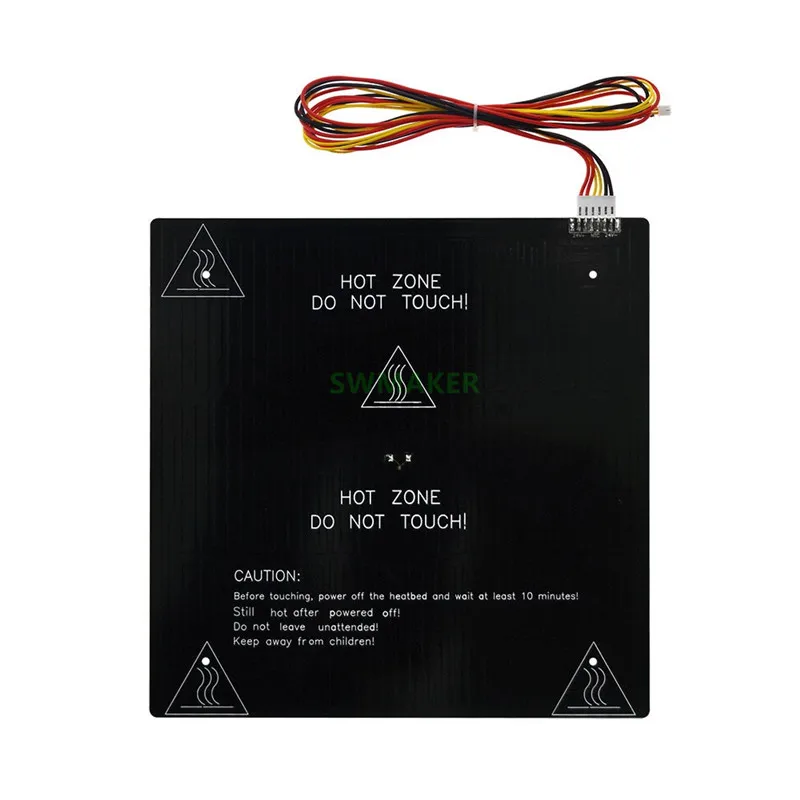 Tamanho de Impressão de Alumínio 220w com Transporte de Metal Kit para Faça Grande Aquecida Cama y Você Mesmo Cr-10 - Cr10s 310*310*3mm 24v - Imagem 3